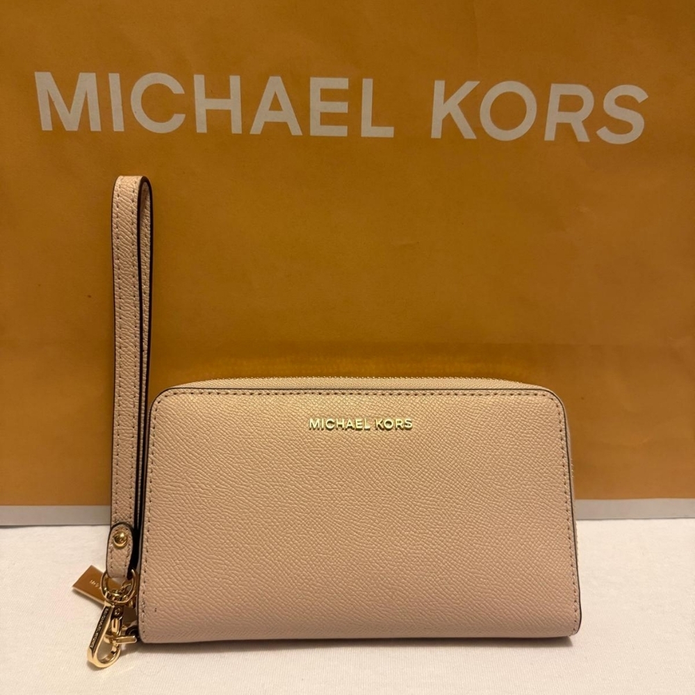 Michael Kors Blush Wristlet Clutch